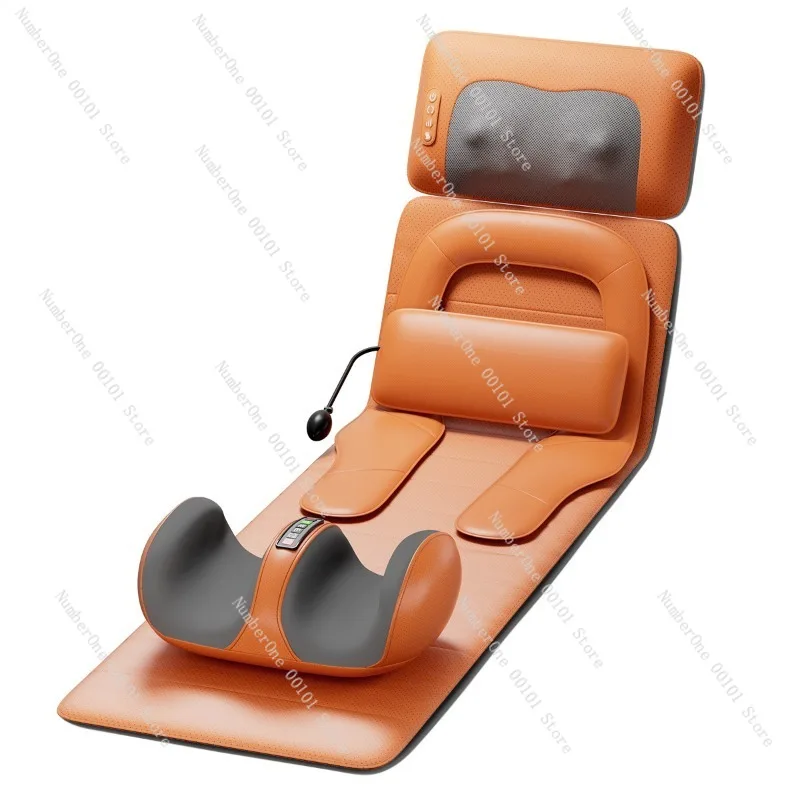 

Домашний массажный матрас с воздушными подушками для всего тела, вибрационная и нагревательная подушка для спины, многозонный массаж для поясницы, ног, шеи, электрический.