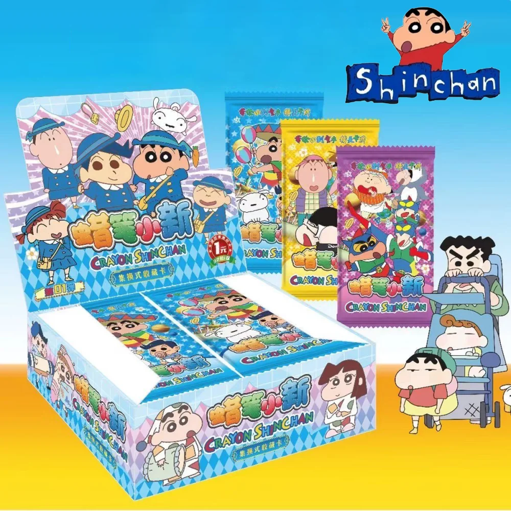 

Кавайный аниме-карандаш Шин-Чан, блестящая карта, милые мультяшные карты, периферийные устройства, коллекционная игра, коллекционная карточка, рождественские подарки, игрушки