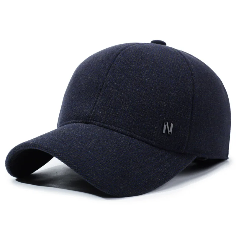 Dicke und warme, verstellbare Ohrenschützer-Baseballkappe für den Außenbereich für Herbst und Winter – Detail 6