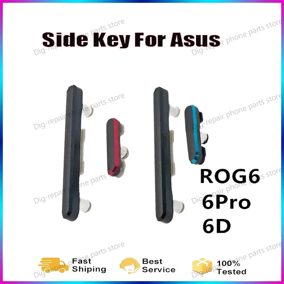 Rog6 Rog6Pro Side Keys For ASUS ROG Phone 6 Pro 6Pro 6D Power ON OFF Volume Up Down Buttons Housing Repair Parts image 3