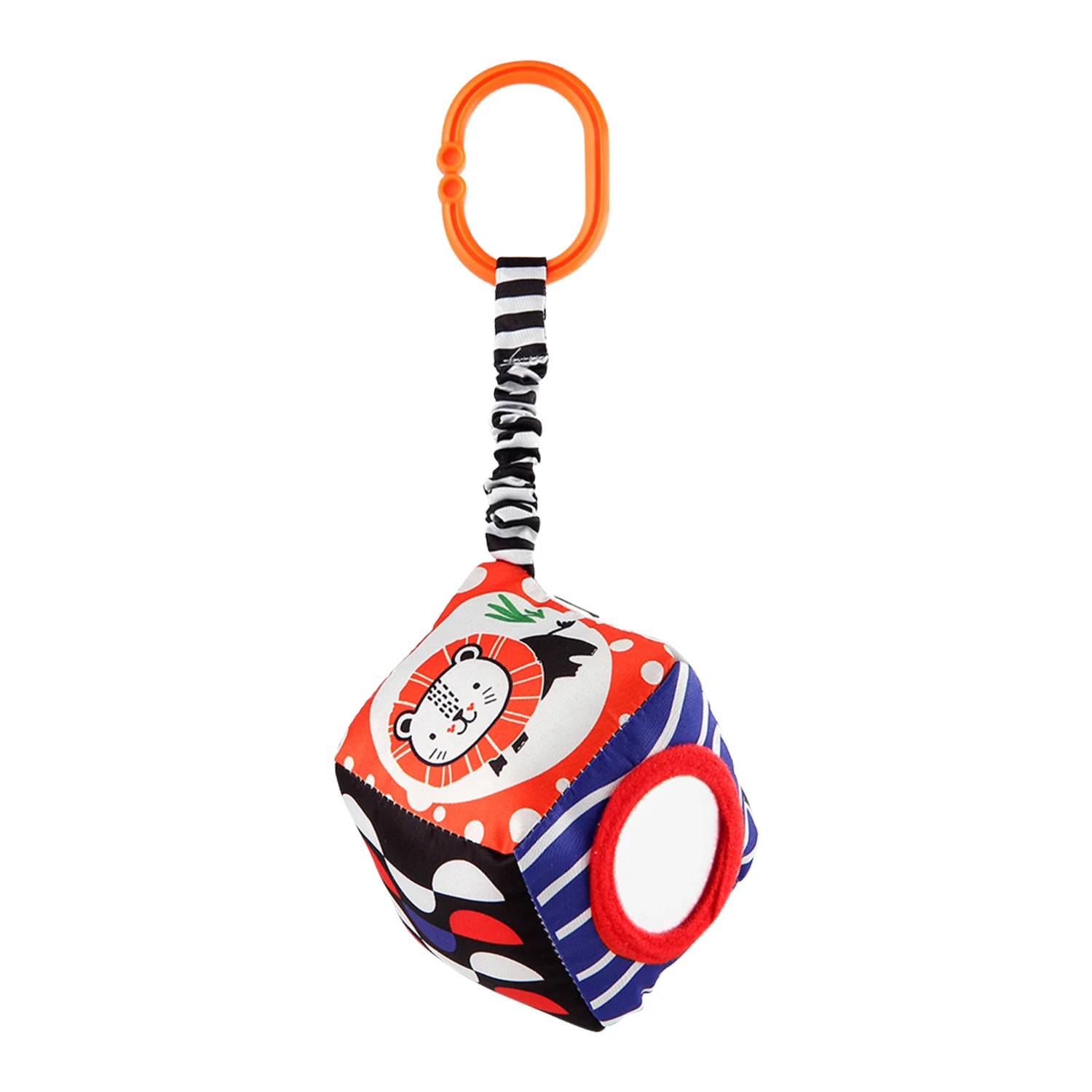 Bebê recém-nascido berço pendurado chocalho brinquedos preto & branco chocalho pendurado atividade carrinho de brinquedo para 0-12 meses aprendizagem educação brinquedo