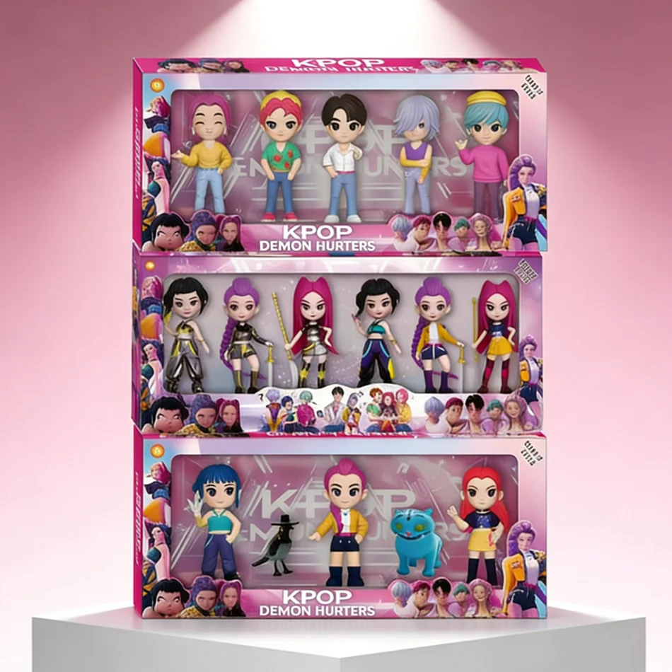 Figurki anime, K-pop, grup chłopięcych, grup dziewczęcych, figurki modelarskie, postacie z kreskówek, gadżety do gier, ozdoby na biurko, figurki kolekcjonerskie, idealne prezenty dla dzieci.