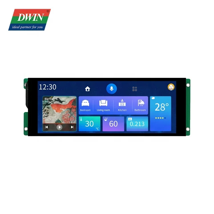

DWIN HMI Commercial Screen Smart Tft LCD Module DMG12480C068_03W 6.8 Inch Touch Display 1280*480 bar lcd