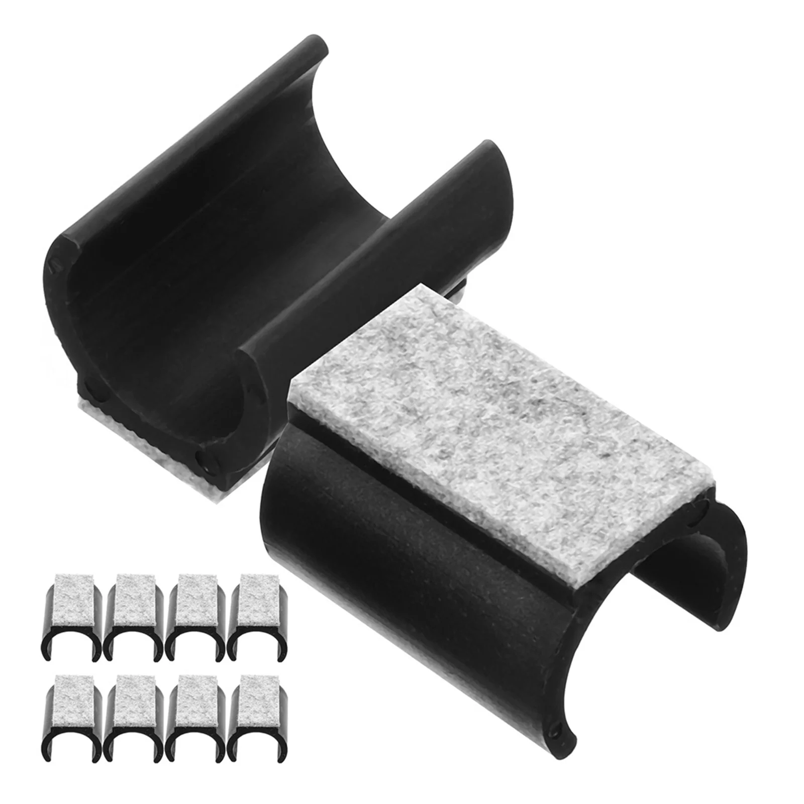 

10 Pcs Felt Feet for Furniture Chair Leg Pads Hardwood Floor Protectors Anti Noise U Shape Cushions