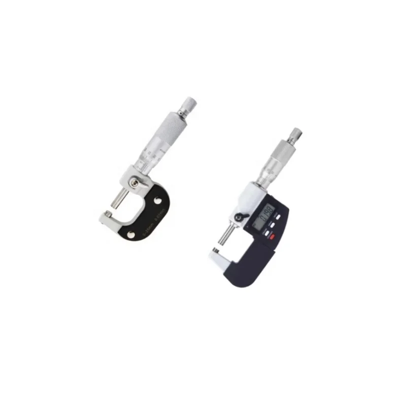 Shanggong Analog and Digital Outside Micrometer 0-25-100MM Digital Measuring Tool Outside Micrometer Analog Micrometer