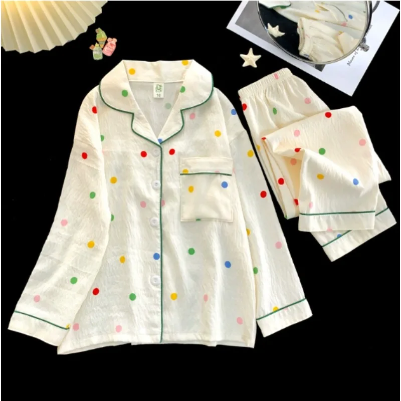 

multiple styles 2025 Autumn Children Pajamas Sets Tops Pants 2pcs Striped Cherry Printed Toddlers Kids Sleepwear Outfits