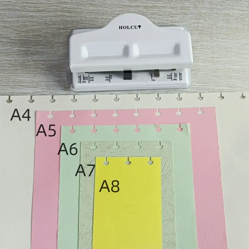 Imagem -04 - Fromthenon Buracos de Cogumelo Perfurador Folha Solta Buracos de Cogumelo Notebook Ferramenta de Perfuração de Ligação Material de Papelaria de Escritório
