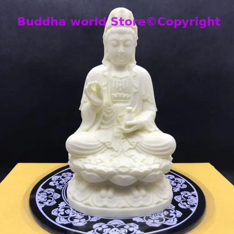 GOOD buddha Southeast Asia home Store CAR SAFE GOOD LUCK Talisman Guanyin Avalokitesvara Buddha FENG SHUI carving art Christmas