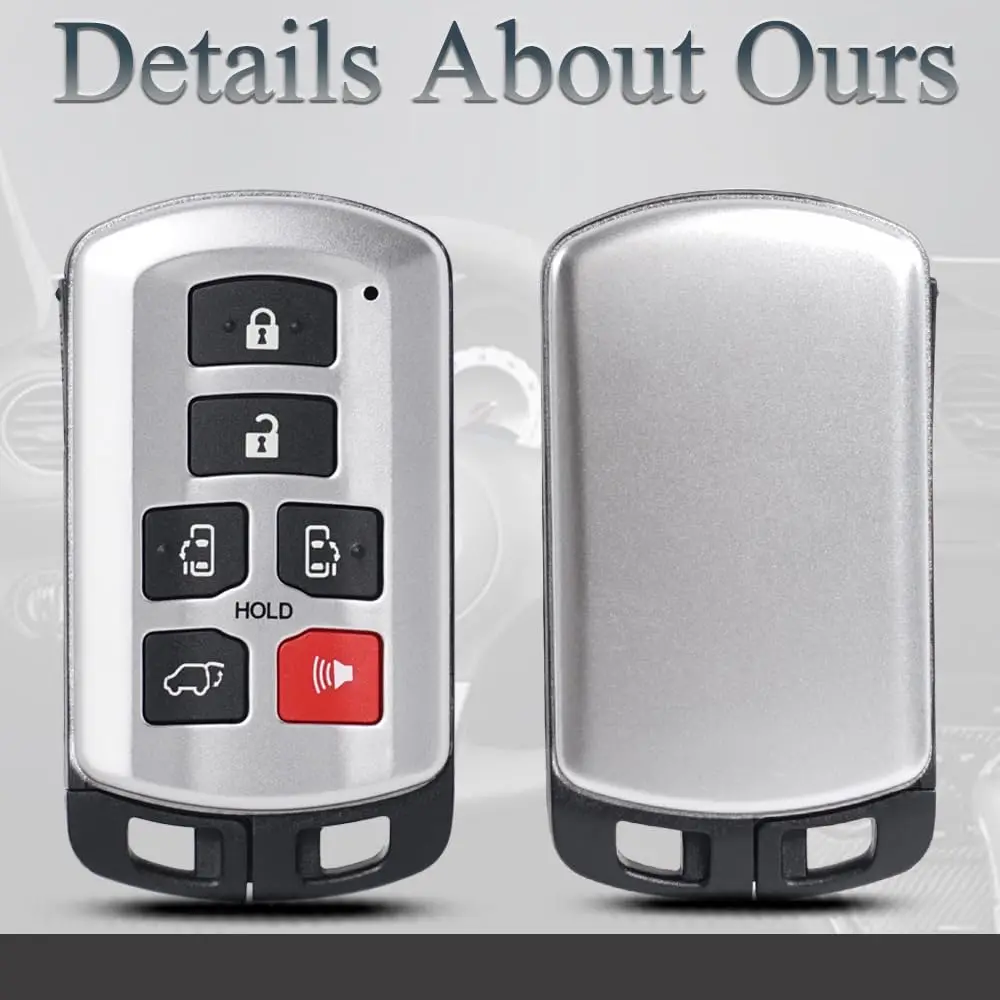 Smart Key Fob Keyless Entry Fits for Toyota Sienna 2011 2012 2013 2014 2015 2016 2017 2018 2019 2020 Remote Control Key HYQ14ADR
