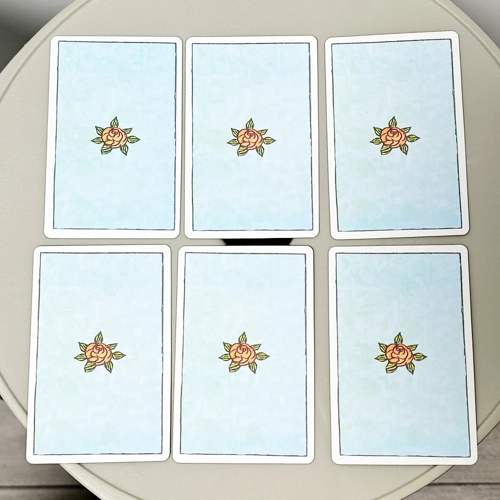 Pixie's Astounding Lenormand 9 * 6 cm criado com obras de arte do baralho de tarô Smith-Waite e “The Golden Vanity" 36 cartas