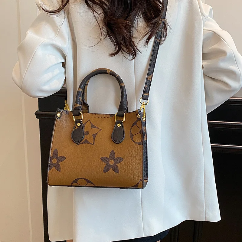 

Retro 2025 New Tote Bag Women's High-end Printing Large-capacity Shoulder Crossbody Handbag Tide