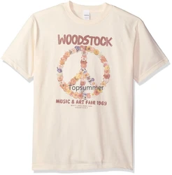 Trevco Men'S Woodstock Peace Now T-Shirt