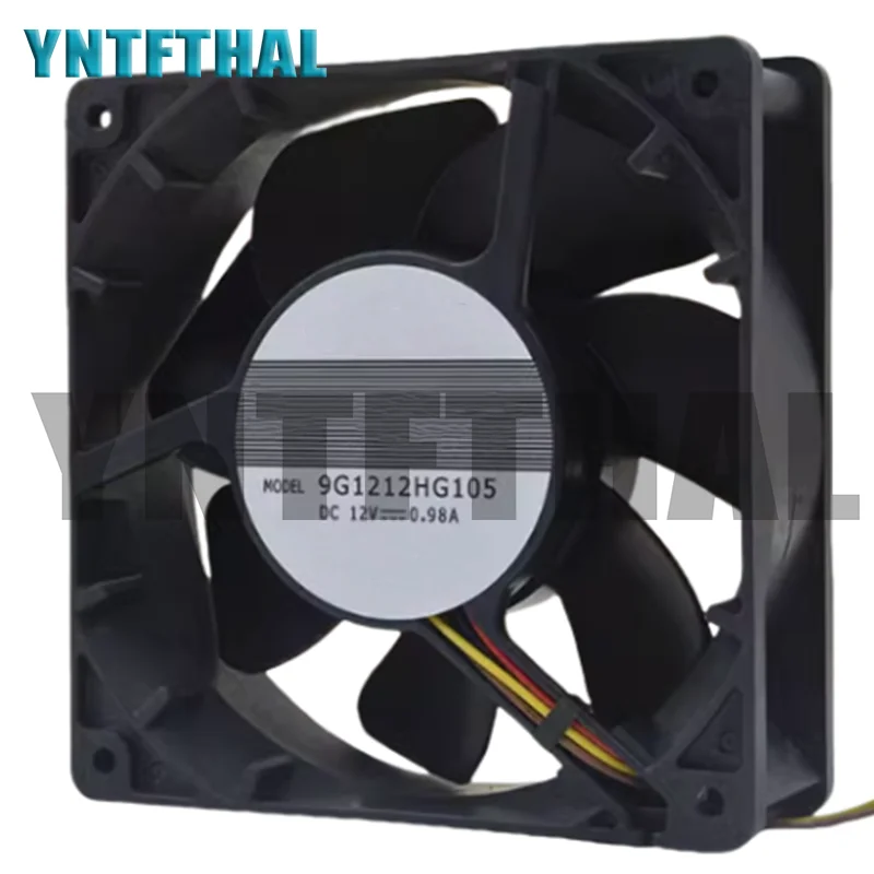 9G1212HG105 DC12V 0.98A 120X120X38MM Three Lines Cooling Fan