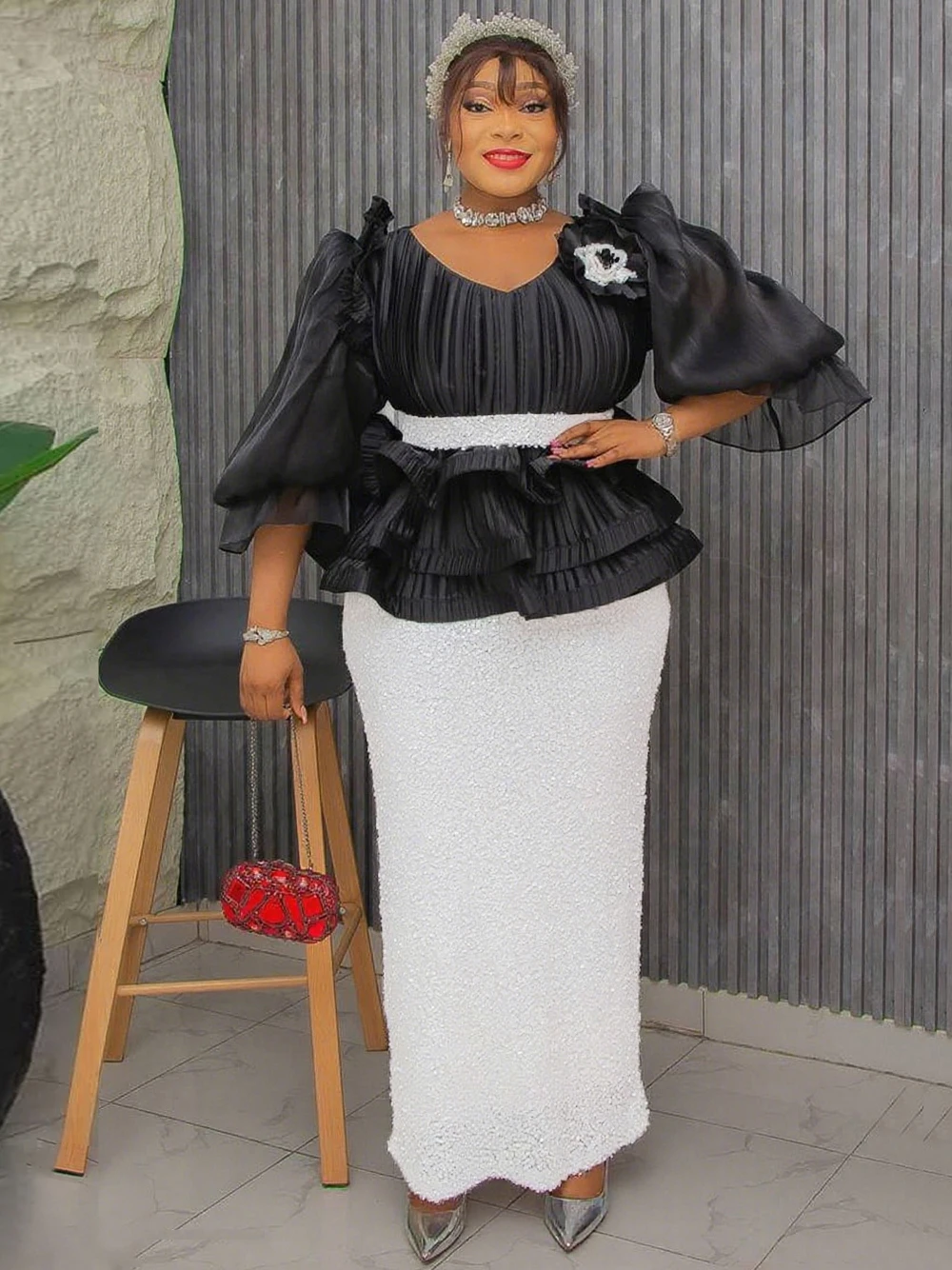 Elegant Women Party Dresses Wedding Prom Evening Gowns Birthday Luxury Dress African Dashiki Sequin Clothes Dubai Turkey Costume