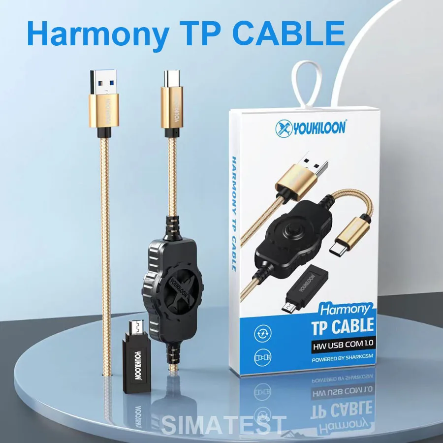 Harmony TP Cable / Harmony Test Point cables + HW USB COM 1.0 Adapter for Huawei HarmonyOS for Chimera Pro Tool Dongle