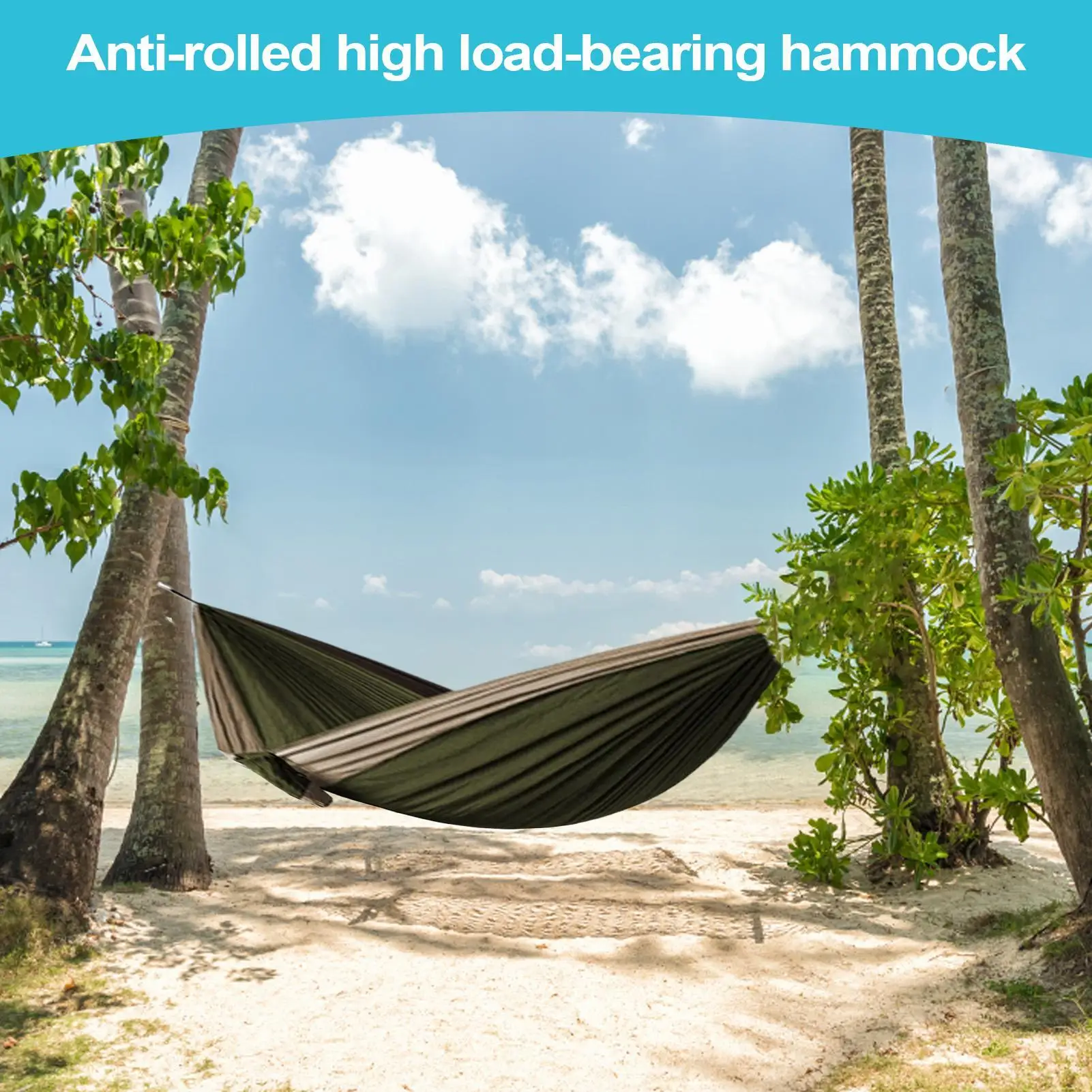 キャンプ用ハンモック-耐荷重660ポンド-アウトドアハンモック-ツリーストラップ付き-高耐久ラウンジャー-スイング-寝室-ポーチ-ビーチ-裏庭用