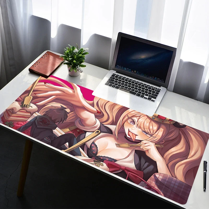 Mouse Pad Computer Gaming Accessories Mousepad Rubber Extended D-danganronpa Junko Enoshima Desk Mat Laptop Gamer Keyboard Pad