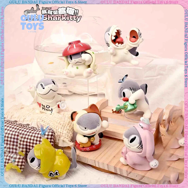 

New Version I Am Sharkitty Mystery Box The First Series Cute Doll Ornaments Model Pendant Birthday Christmas gifts