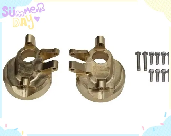 Hot Racing heavy duty brass steering knuckles (steering blocks) for Axial UTB Currie F9 Portal axles