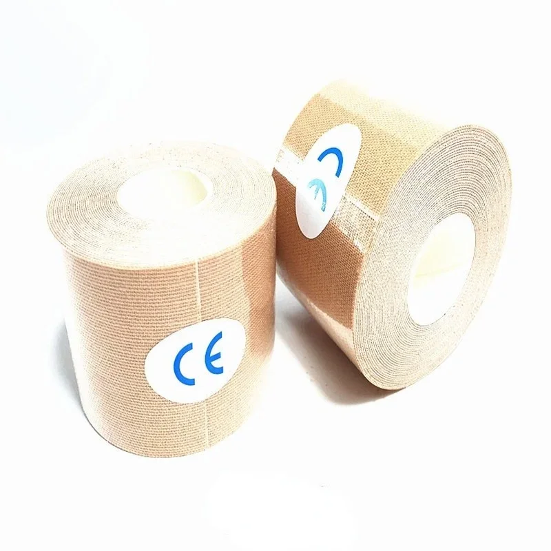 7.5cm*5m Cotton Elastic Kinesiology Tape Sport Physiotherapy Recovery Bandage for Running Knee Muscle Protector