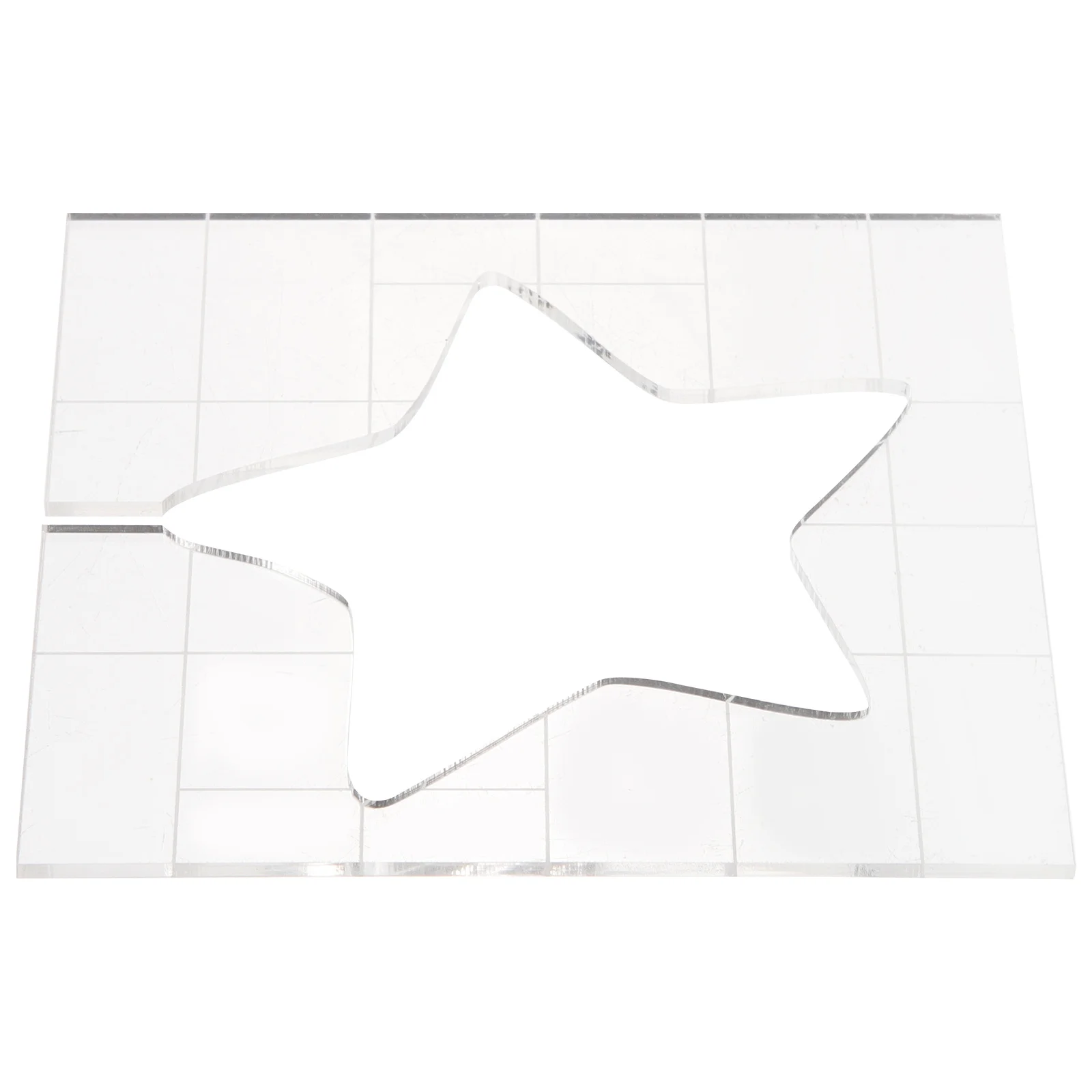 الاكريليك قالب اللحف شكل نجمة خليط DIY بها بنفسك الخياطة التطريز الاستنسل اللحف الإستنسل قالب الخياطة أداة للحرف اليدوية