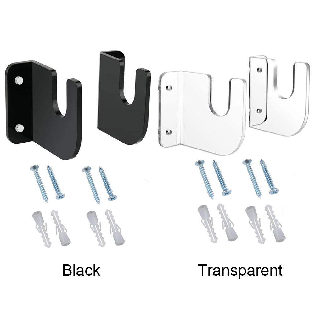 1 Pairs Skateboard Display Rack Acrylic Skateboard Storage Bracket Decoration Easy Install Non-slip for House Living Room