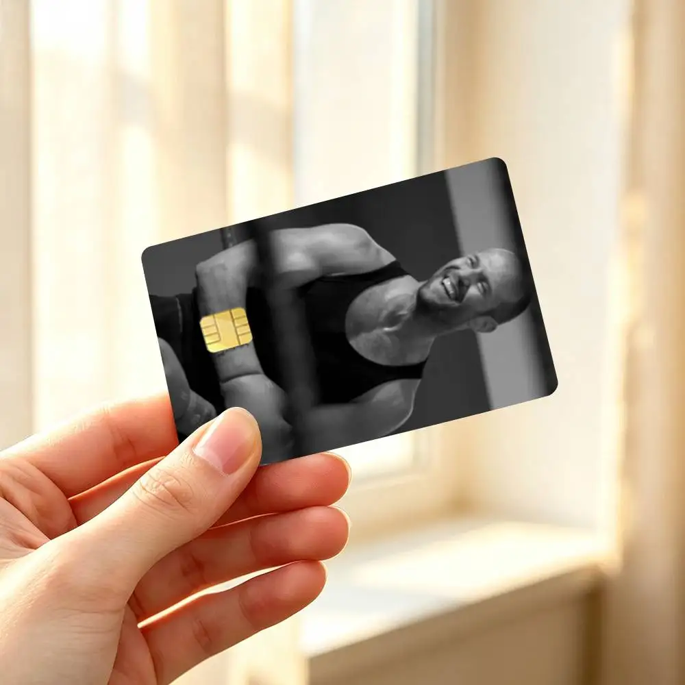 Jason S-Statham Credit Card HD Stickers Easy to replace, change card style anytime as you like