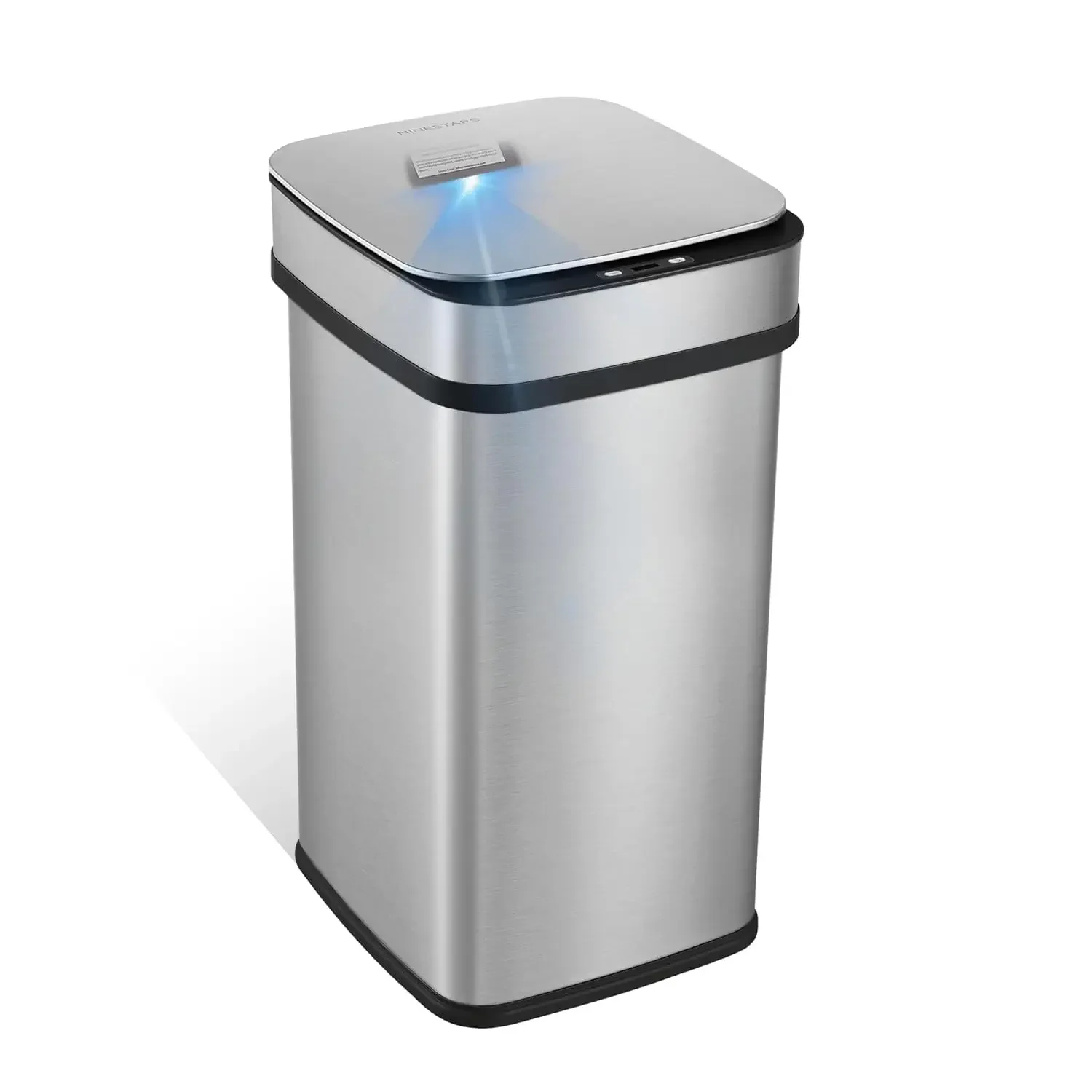 

13 Gallon Odor Neutralizing Smart Kitchen Trash Can, Automatic Odor Control Motion Sensor Garbage Bin, Universal Power Adapter,