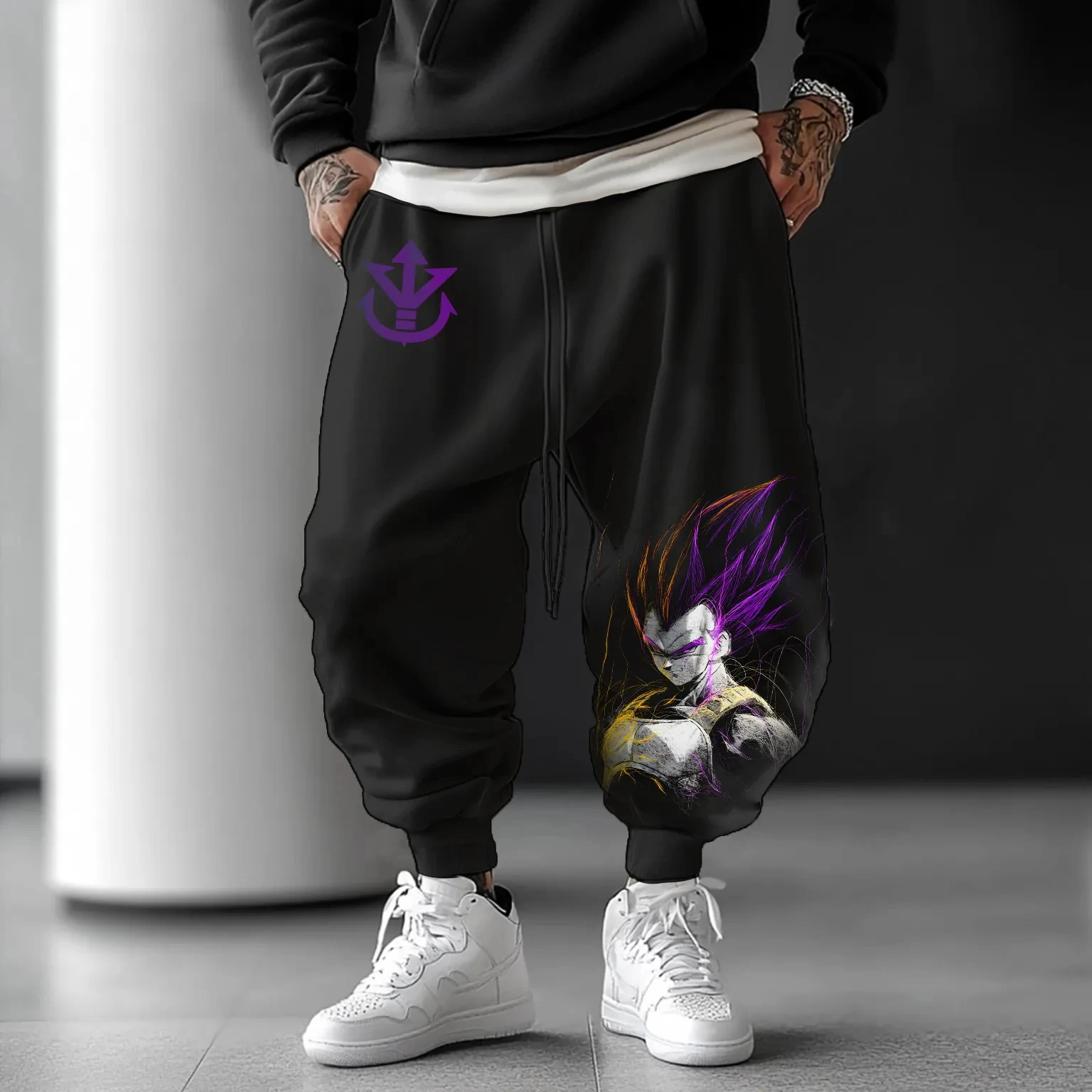 

Dragon Ball GOKU Animation Peripheral Printing Trousers New American Sports Fashion Autumn Men's and Women's Cotton Leggings