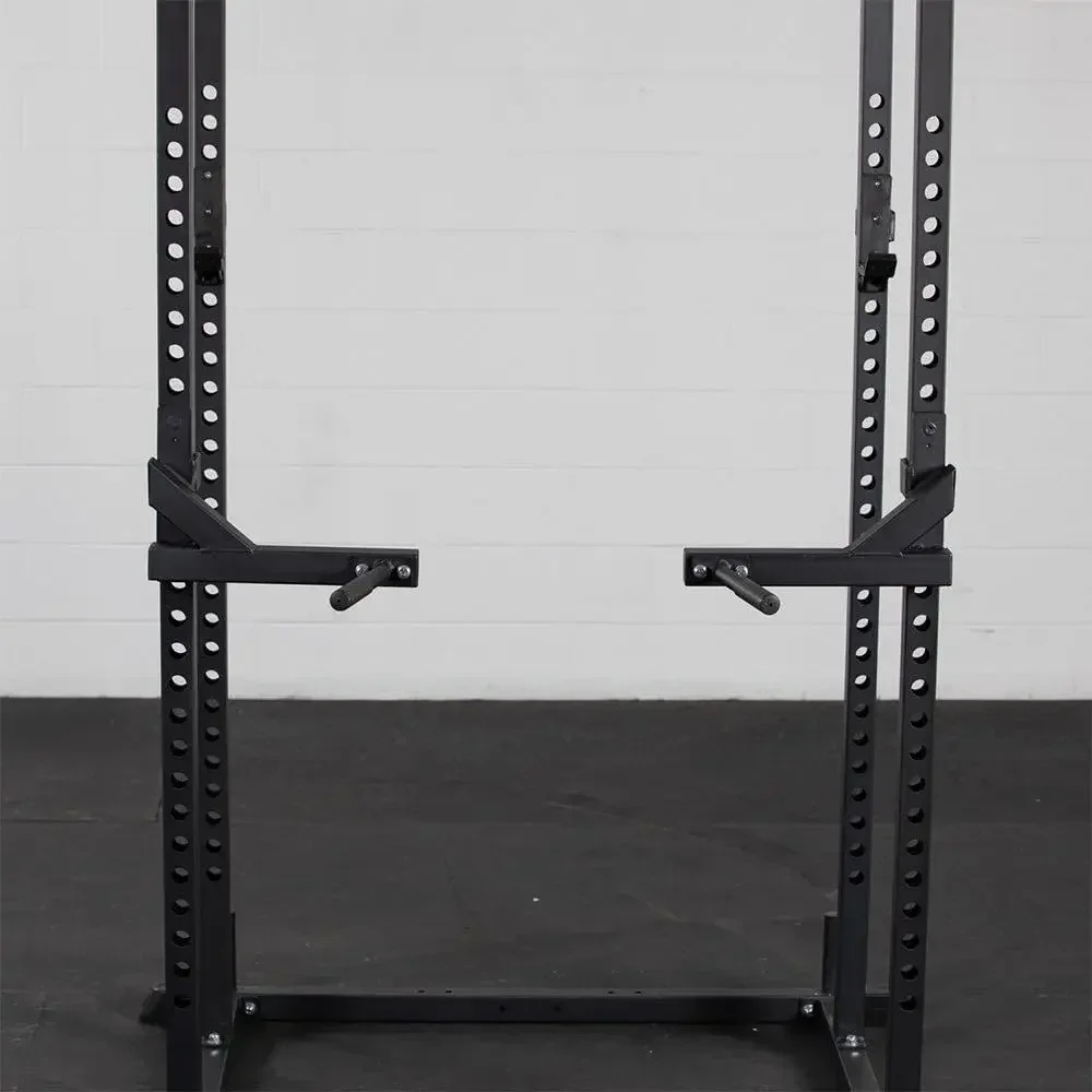 Dip Bars and J-Hook Attachment for Power Rack, 24 Handle Spread, 880 LB Capacity for Strength Training - view 5