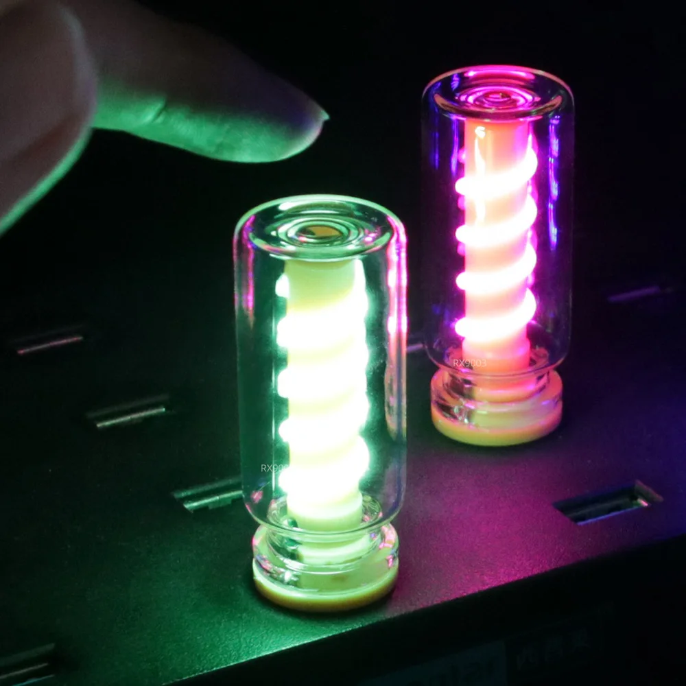 سيارة الداخلية مصباح لتهيئة الجو 5 فولت USB LED دوامة خيوط اللمس يعتم لمبة 1 واط ليلة ضوء التخييم المتوهجة إضاءة ديكوريّة