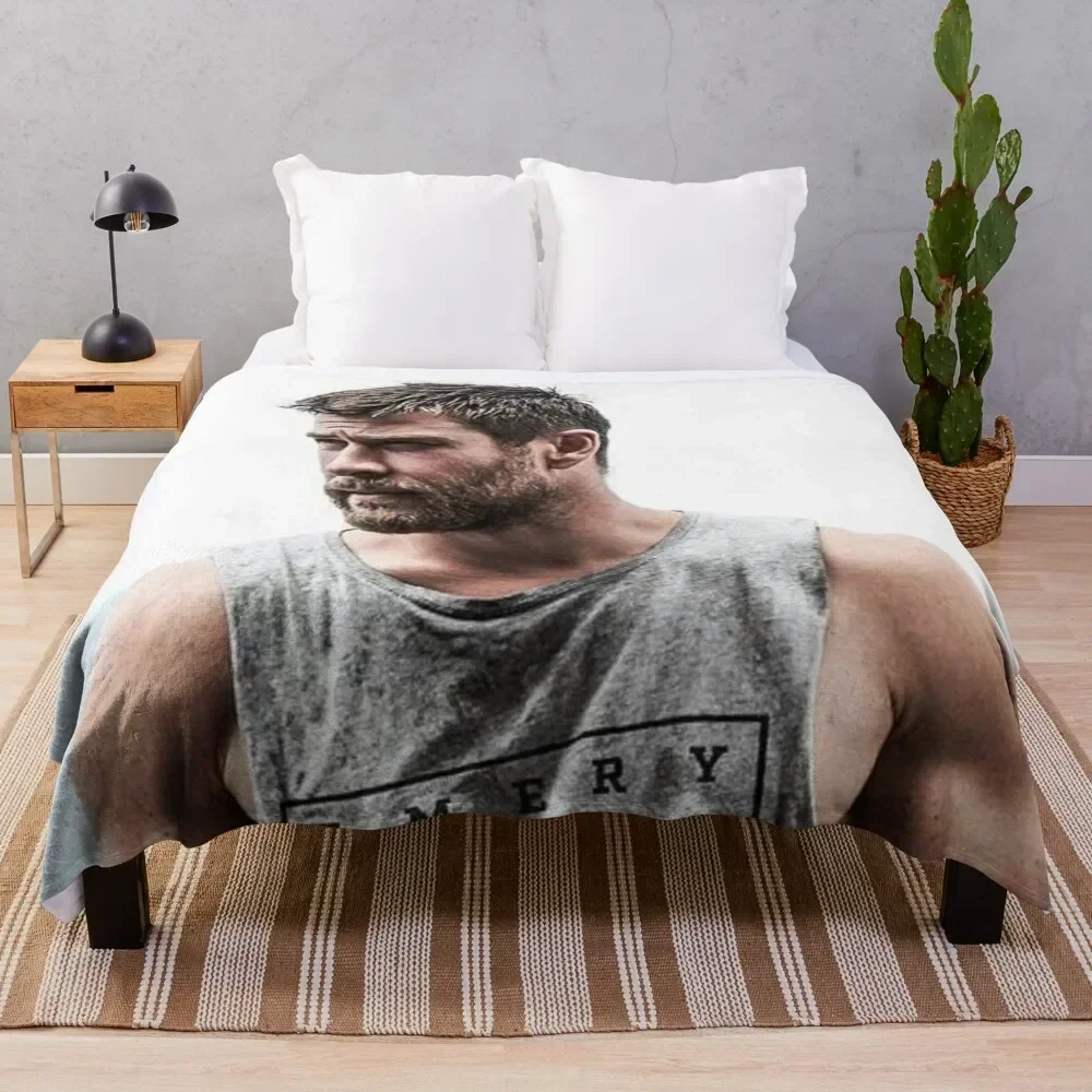 

Chris Hemsworth Throw Blanket Cute Moving Blankets