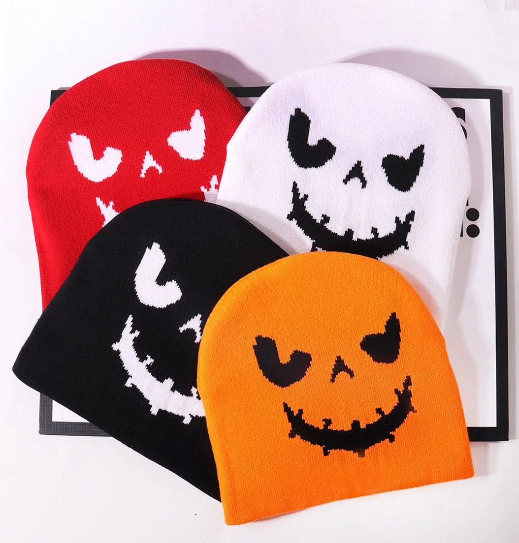 Pumpkin Pattern Winter Hat Personalization Woman Cap Loose and Comfortable Caps Men Halloween Gifts Luxury Man Hat Hip Hop Men's