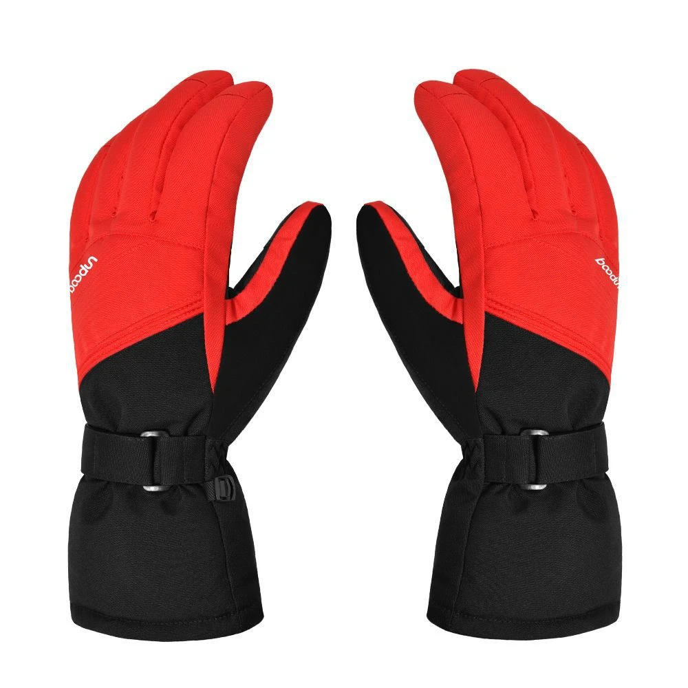 Gants de ski imperméables avec doublure en velours, alpinisme, chauds, hiver, neufs