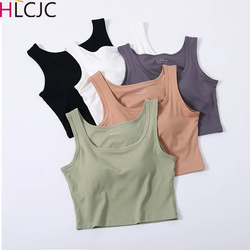 

Crop Top Women Sexy Sleeveless Tops Fashion Female Underwear Lady's Camisole Girl Basic T-shirt Vest Lingerie Bras Tops Hot