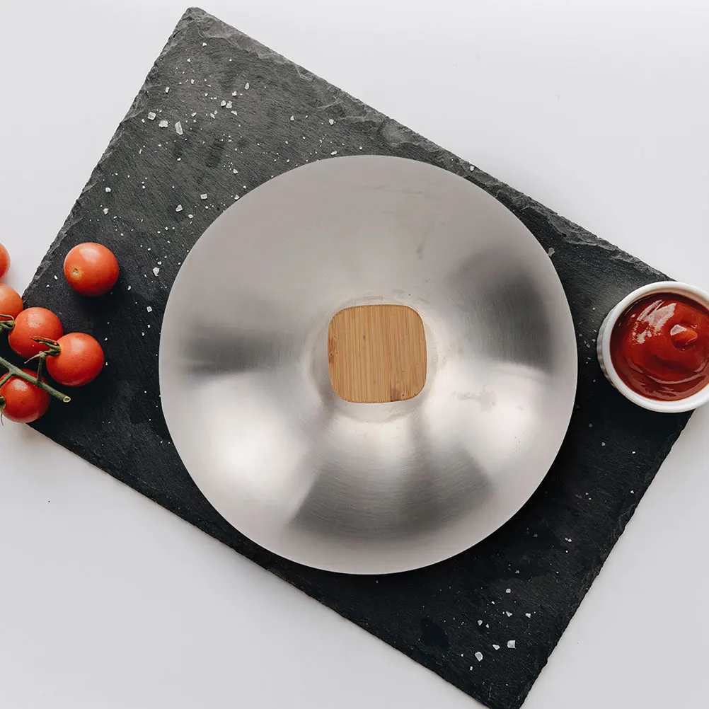 

Stainless Steel Food Protective BBQ Fresh Household Dome Cover Keeping Food Protective Dome Cover Kitchen Party Supply Buffet