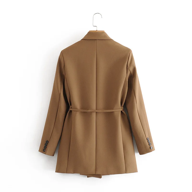 Blazers Coats Women Coat Suits Notched Slim Fit Full Sleeve Blazer Jackets Y2k Streetwear Elegant Splice Work Autumn Winter