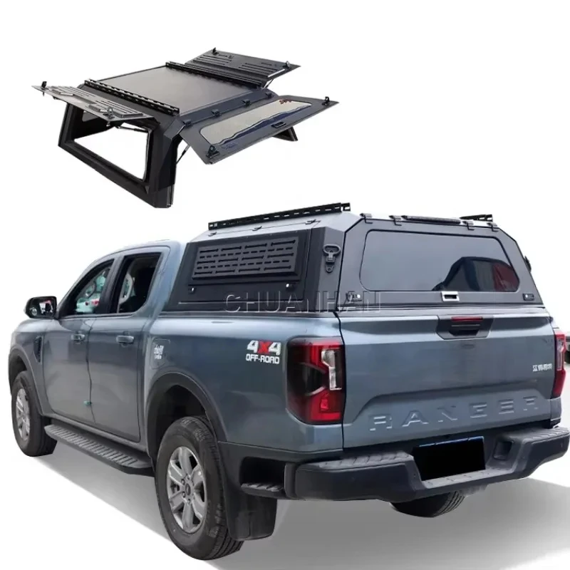 

Алюминиевый навес для грузовика Camper Maverick 4X4 Pickupk Hardtop Ranger Canopy для Raptor Tacoma Canopy Tu