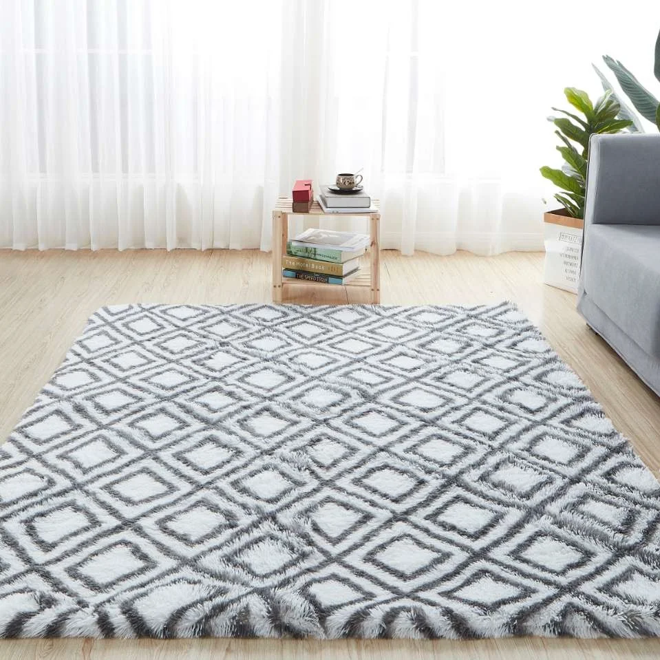 

Rug Living Room Carpets Faux Fur Mat Kids Room Long Plush Rugs Home Bedroom Decor Shaggy Carpet