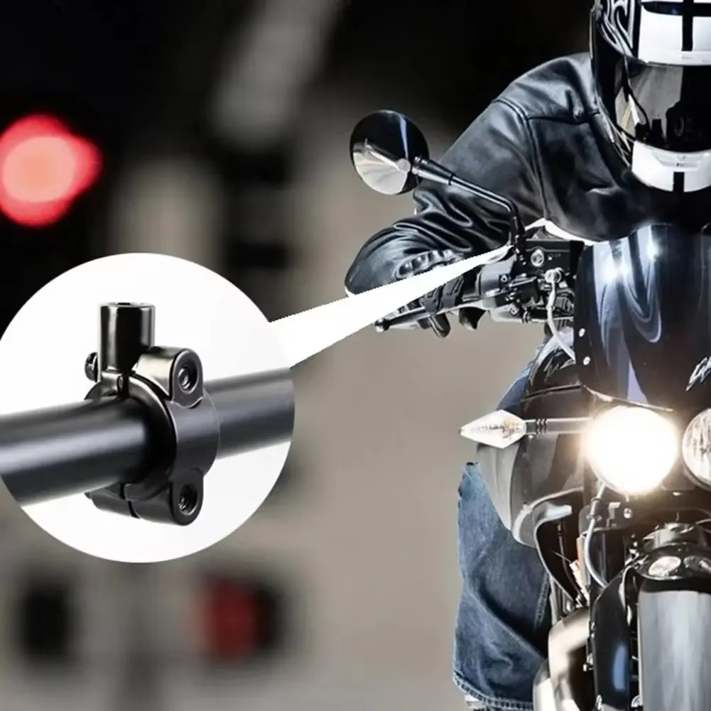 1PC Motorrad Spiegel Halterung 8MM/10MM Motorrad Geändert Rückspiegel Sitz Moto Spiegel Halterung Adapter Lenker halterung – Detail 8