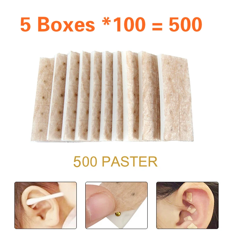 5 Box Relaxation Ears Stickers Therapy Acupressure Patch Auricular Auriculotherapy Magnetic Beads Ear Press Massage Slim Body