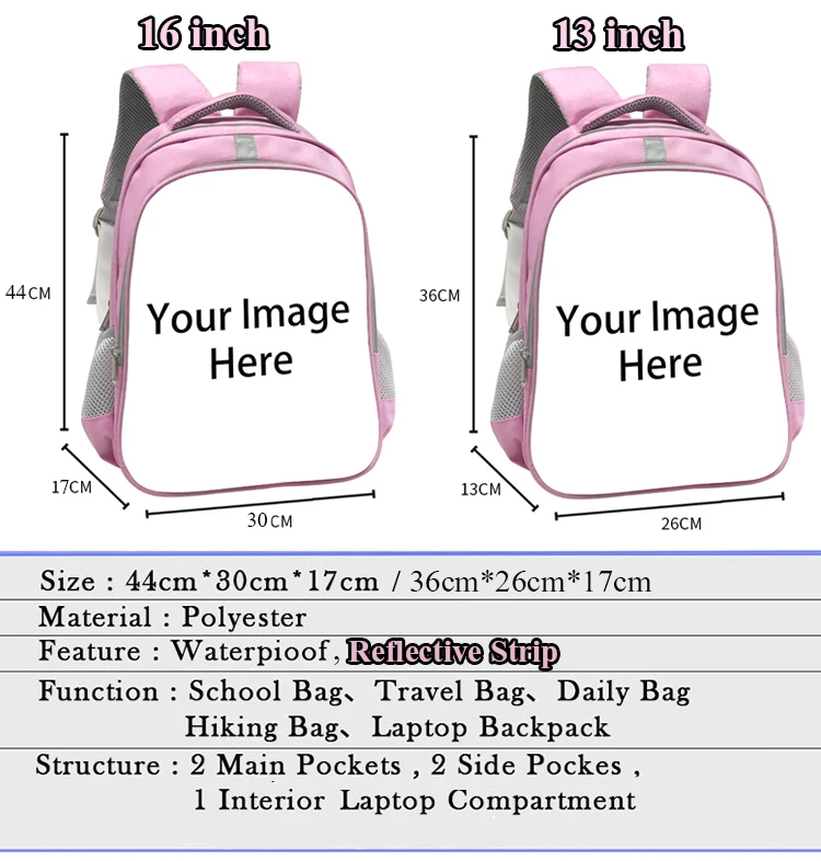 Gymnastics Art Backpack Children Schoolbags for Teenager Girls Daypack Women 14 / 16 Inch Rucksack Gymnast Student Book Bags