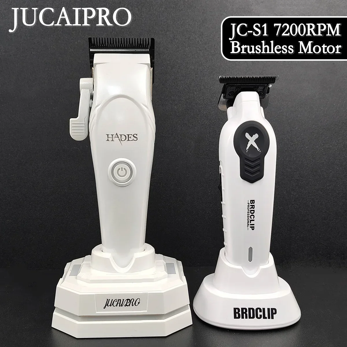 JCS1 FA1T Jucai Starship Series Professional Hair Clipper 20W Fast Charge Brushless Motor Oil Head Electric Men Trimmer Barber