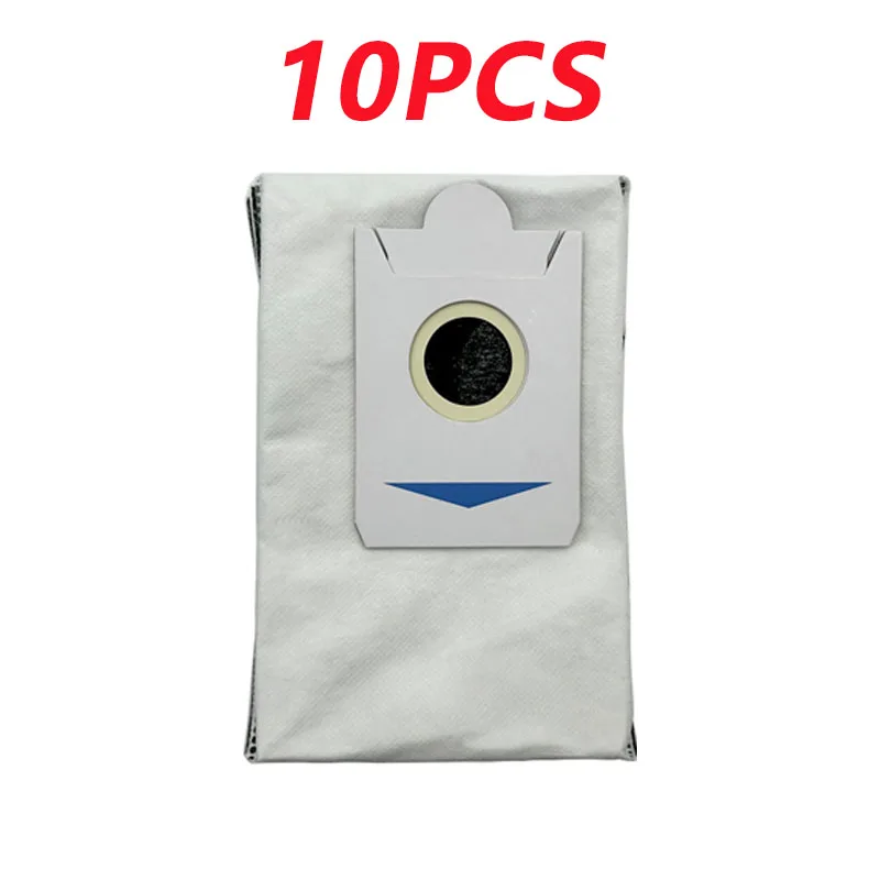 10PCS Dust Bags For Ecovacs Deebot X2 / X2 Pro Robot Vacuum Cleaner Replacement Activated Carbon Sterilization Garbage Bag