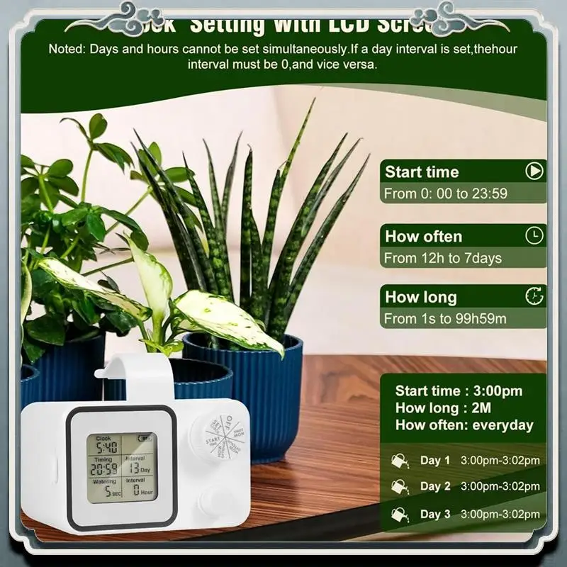 Durable Automatic Drip Irrigation Kit,15 Potted Indoor Houseplants Support,Indoor Automatic Watering System For Plants