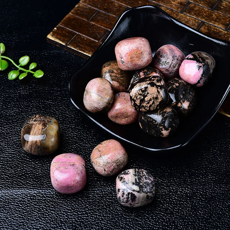 300g Natural Rhodonite Tumbled - огляд і ціна Gemstone Polishing Kit