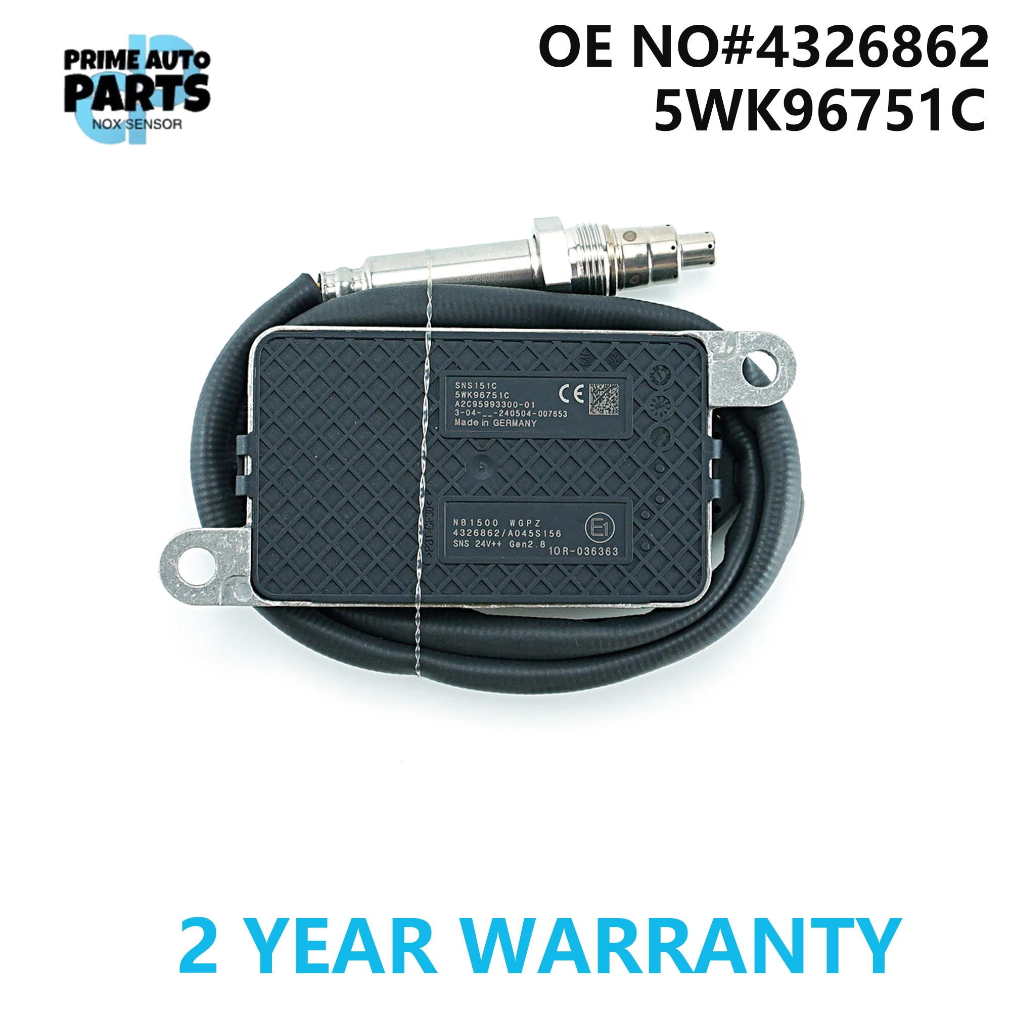 

For Cummins Engine 24V 4326862 5WK96751C 4326862RX 2872945 High Quality for NGK Probe NOX Nitrogen Oxygen Sensor Made In Germany