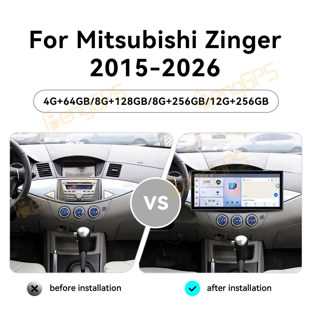 Car Accessories Radio For Mitsubishi Zinger 2015-2026 Android Auto GPS Navigation Multimedia Stereo Receiver Head Unit Offline