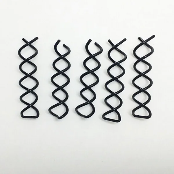 

8Pcs Spiral Hair Clips Durable Alloy Metal Flexible Hairpins for Long Hair Fast Easy DIY Bun Hairstyle Spiral Hairpins