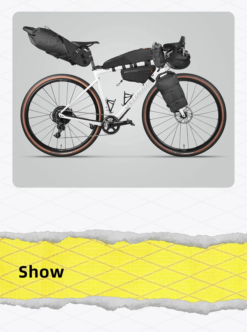 Rhinowalk Fahrrad-Rahmentasche, 1,7 l, dreieckige Fahrrad-Unterrohrtasche, spritzwassergeschützt, MTB-Straßenfahrradtasche, vermeiden Sie die Beinstütze, 1,5 l Wasserbeutel – Detail 16